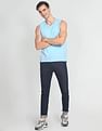 Flying Machine Mid Rise Slash Slim Tapered Jeans