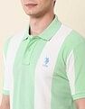 U.S. Polo Assn. Vertical Striped Summer Splash Polo Shirt