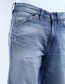 Flying Machine K-Crop Fit Lightly Distressed Jeans