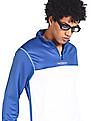 Flying Machine High Neck Colour Block Sweatshirt