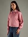 Tommy Hilfiger Regular Fit Cotton Half-Zip Sweatshirt