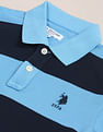 U.S. Polo Assn. Pique Striped Polo Shirt