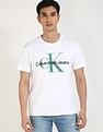 Calvin Klein Jeans Embroidered Logo Slim-Fit Cotton T Shirt