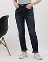 Calvin Klein Jeans Mid Rise Slim Straight Fit Jeans