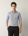Arrow Textured Manhattan Slim Fit Shirt