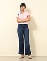 U.S. Polo Assn. Women High Rise Wide Leg Jeans