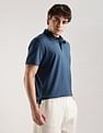 Calvin Klein Jeans Solid Regular-Fit Cotton Polo T-Shirt