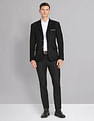 AD by Arvind Solid Performix Knit Blazer