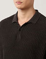 Arrow Relaxed Fit Textured Polo Shirt