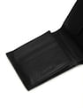 Calvin Klein Solid Leather Trifold Wallet
