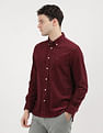 Tommy Hilfiger Solid Corduroy Regular Fit  Shirt