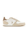 U.S. Polo Assn. Men Sorrento Beige Retro Sneakers