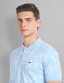 AD by Arvind Real Deal Tropical Print Polo Shirt