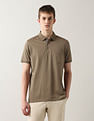 Arrow Solid Regular Fit Polo Shirt