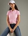 Tommy Hilfiger Solid Slim Fit Cotton Polo T-Shirt