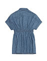 U.S. Polo Assn. Kids All Over Print Denim Dress
