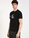 Calvin Klein Jeans Embroidered Logo Regular-Fit Cotton T Shirt