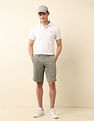 U.S. Polo Assn. Slim Fit Solid Chino Shorts