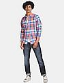 Flying Machine Spread Collar Check Shirt