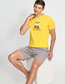 USPA Active Embossed Slim Fit T-Shirt