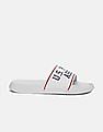 U.S. Polo Assn. Men Embossed Logo Non-Skid Lightweight Slides