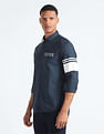 Flying Machine Colour Block Cotton Shirt