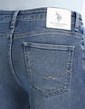 U.S. Polo Assn. Denim Co. Henry Tapered Cropped Fit Blue Jeans