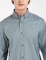 Calvin Klein Jeans Striped Regular-Fit Oxford Woven Shirt