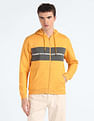 Flying Machine Hooded Zip Up Sweatshirt