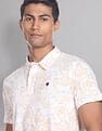 AD by Arvind Floral Print COOL-IT Real Deal Polo Shirt