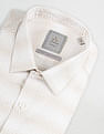 Arrow Patterned Dobby Cotton Shirt