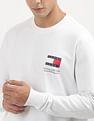 Tommy Hilfiger Crew Neck Flag Logo Sweatshirt