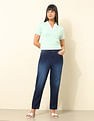 U.S. Polo Assn. Women High Rise Carrot Fit Jeans