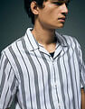 Flying Machine Vertical Striped Original Cuban Shirt