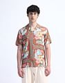 Flying Machine Kiddult Floral Pattern Shirt