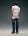 Flying Machine Slash Slim Tapered Fit Washed Jeans