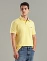 Tommy Hilfiger Solid Regular-Fit Cotton Polo T-Shirt
