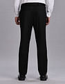 Tommy Hilfiger Regular-Fit Solid Mid Rise Trousers