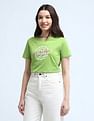 U.S. Polo Assn. Women Varsity Print Pure Cotton T-Shirt