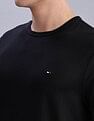 Tommy Hilfiger Solid Regular-Fit Polyester T-Shirts