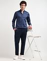 Tommy Hilfiger Solid Satin Slim Fit Shirt