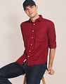 U.S. Polo Assn. Solid Dobby Tailored Shirt