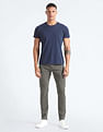 Flying Machine Slash Slim Tapered Fit Clean Look Jeans