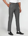 Arrow Heathered Hudson Tailored Fit Trousers