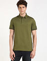 Tommy Hilfiger Solid Regular-Fit Cotton Polo Shirt