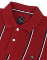 Arrow Sports Vertical Stripe Cotton Polo Shirt