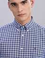 Tommy Hilfiger Madras Checks Regular-Fit Oxford Woven Shirt
