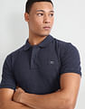 Flying Machine Solid Cotton Polo Shirt