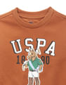 U.S. Polo Assn. Kids Boys Mascot Print Sweatshirt