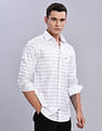 Tommy Hilfiger Striped Regular Fit Plain Woven Shirt